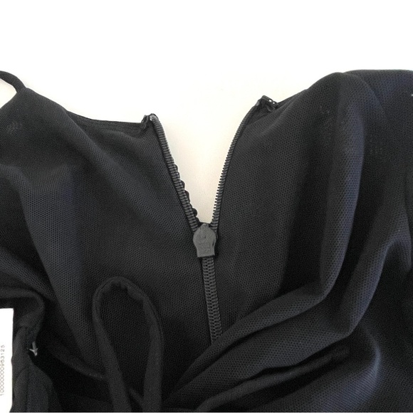 Aritzia Wilfred Winona Dress Size M Black - Picture 11 of 12